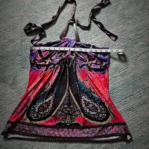 Boston Proper Paisley Summer Halter Top